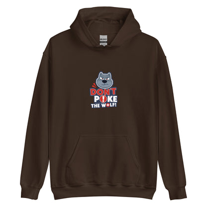 Masha and the Bear Friends Don't Poke The Wolf! Unisex Hoodie Dark Chocolate T-SHIRT