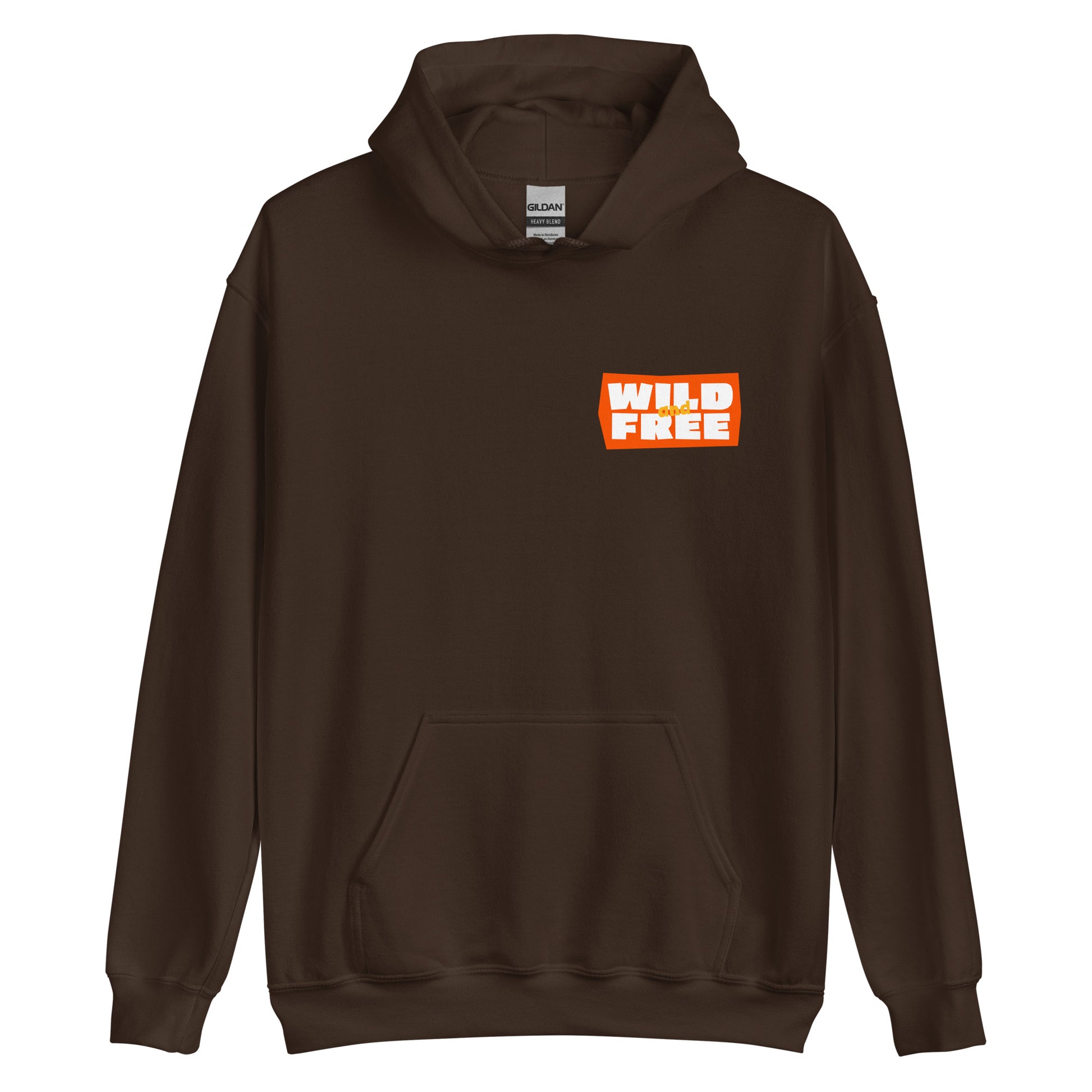 Masha and the Bear Friends Wild and Free Unisex Hoodie with Back Print Dark Chocolate T-SHIRT