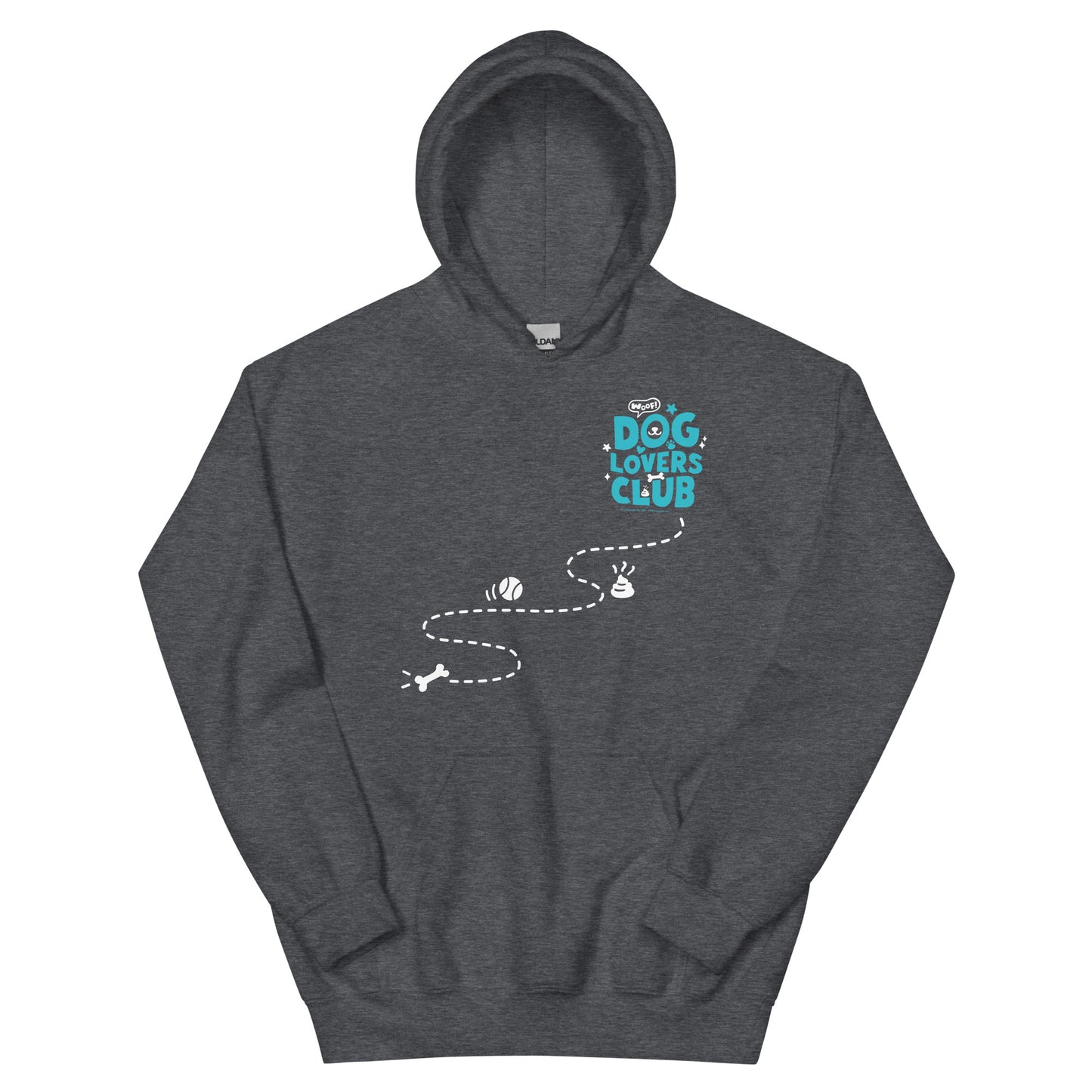 Masha and the Bear Friends Dog Lovers Club Unisex Hoodie Dark Heather T-SHIRT