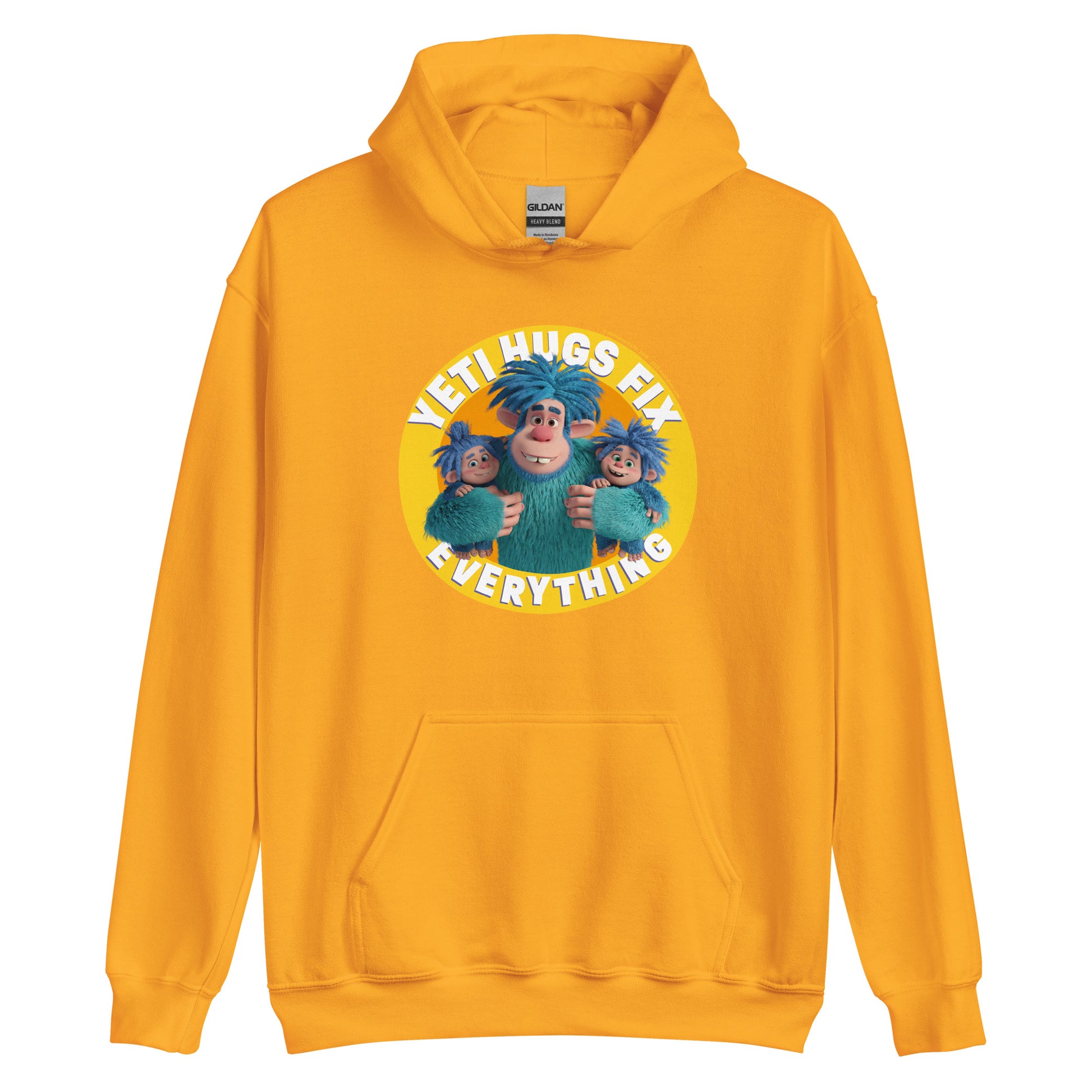 Masha and the Bear Friends Hugs Fix Everything Unisex Hoodie Gold T-SHIRT