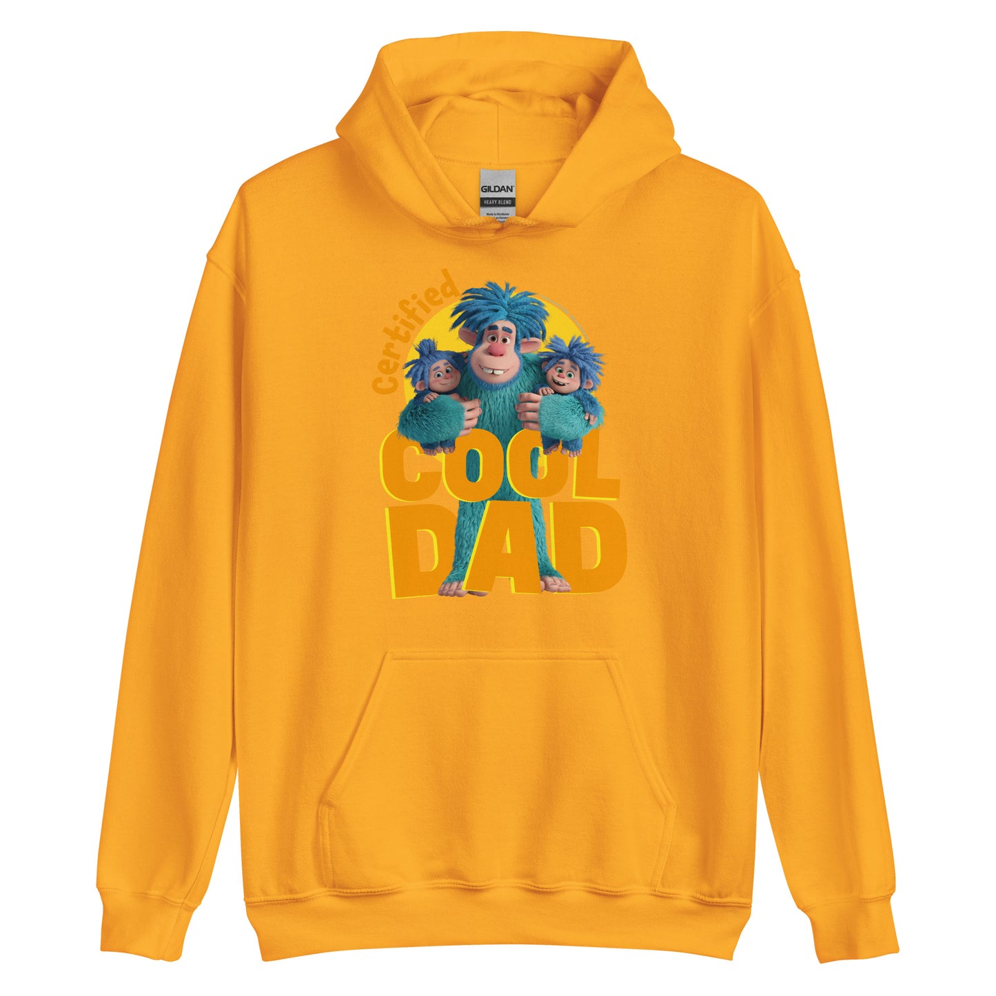 Masha and the Bear Friends Cool Dad Unisex Hoodie Gold T-SHIRT