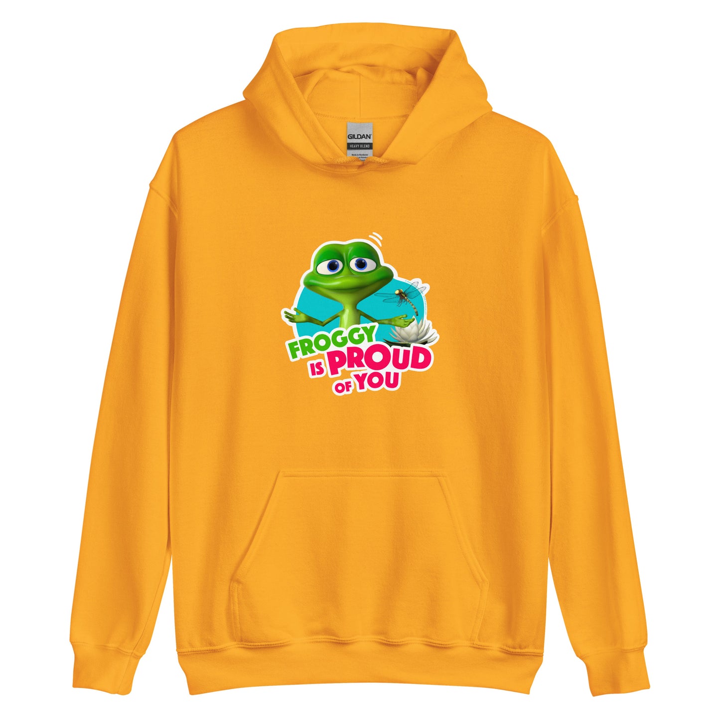 Masha and the Bear Friends Proud Of You Unisex Hoodie Gold T-SHIRT