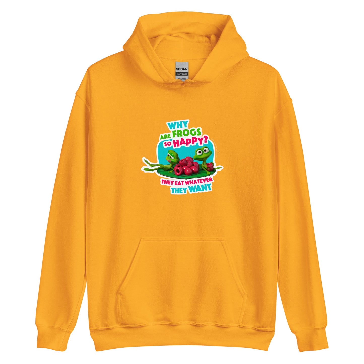 Masha and the Bear Friends Whatever They Want Unisex Hoodie Gold T-SHIRT
