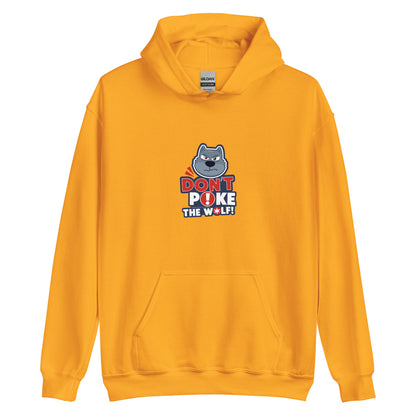 Masha and the Bear Friends Don't Poke The Wolf! Unisex Hoodie Gold T-SHIRT