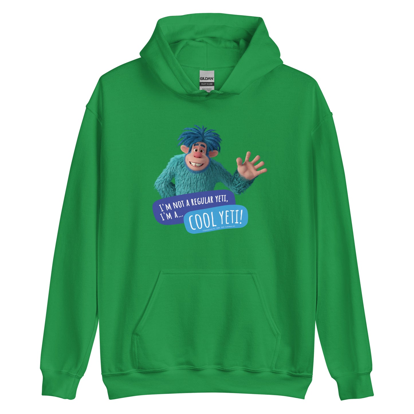 Masha and the Bear Friends Cool Yeti Unisex Hoodie Irish Green T-SHIRT