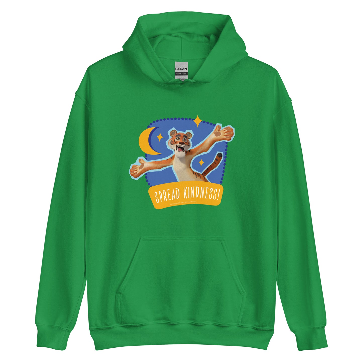 Masha and the Bear Friends Spread Kindness Unisex Hoodie Irish Green T-SHIRT