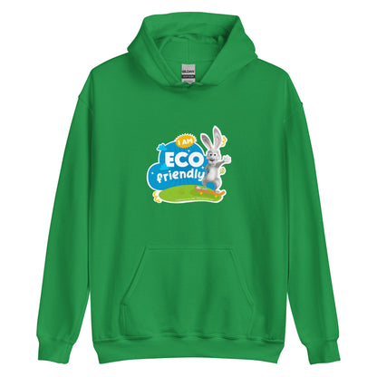 Masha and the Bear Friends Eco Friendly Unisex Hoodie Irish Green T-SHIRT
