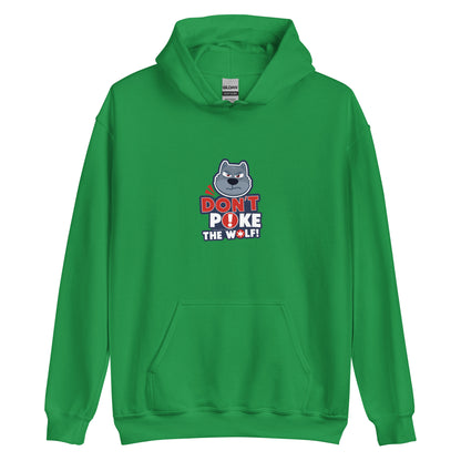 Masha and the Bear Friends Don't Poke The Wolf! Unisex Hoodie Irish Green T-SHIRT