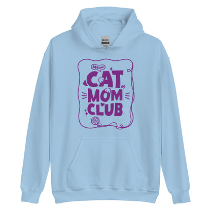 Masha and the Bear Friends Cat Mom Club Unisex Hoodie Light Blue T-SHIRT