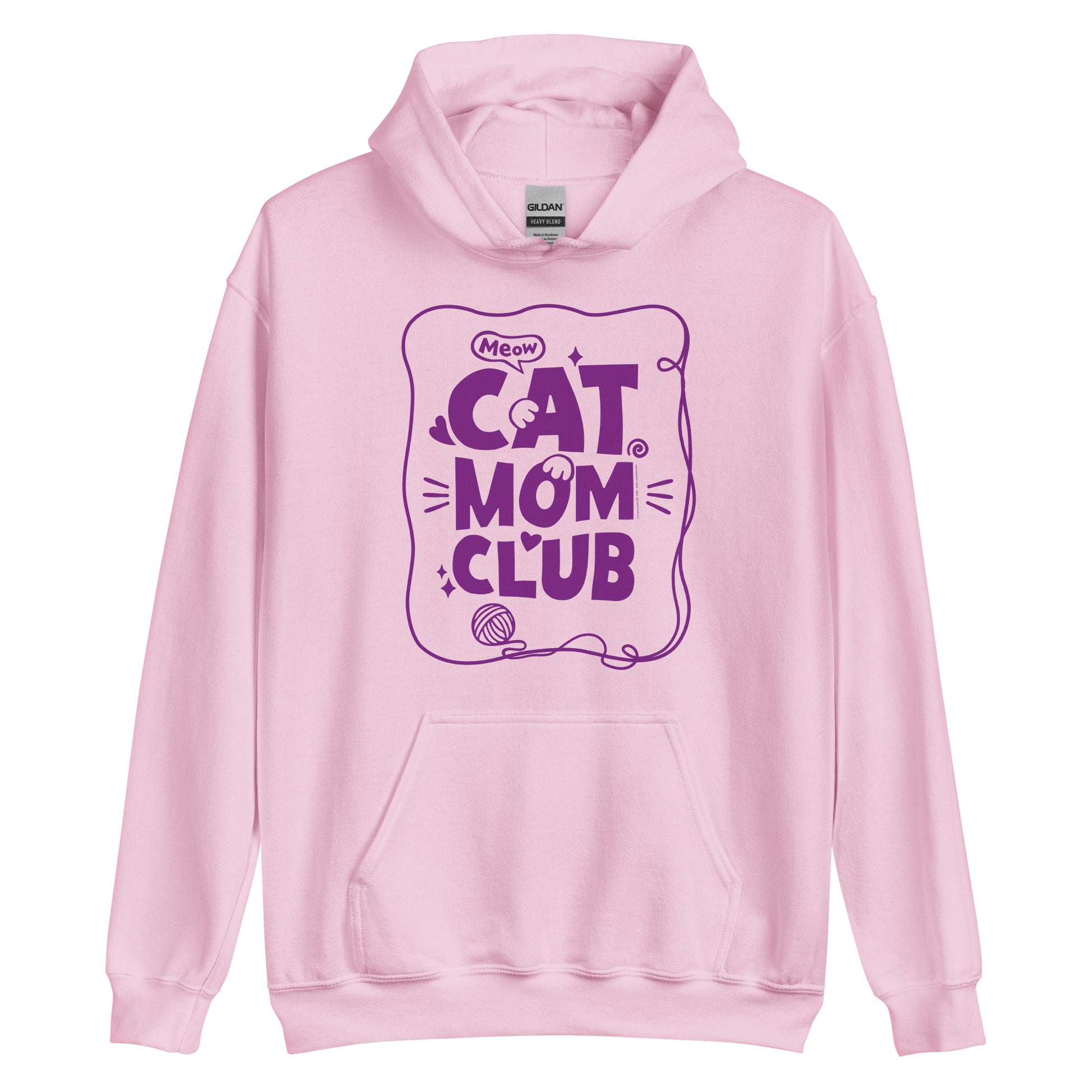 Masha and the Bear Friends Cat Mom Club Unisex Hoodie Light Pink T-SHIRT