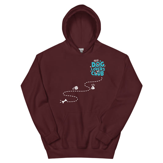 Masha and the Bear Friends Dog Lovers Club Unisex Hoodie Maroon T-SHIRT