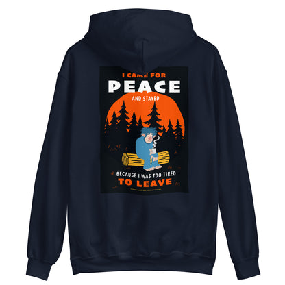 Masha and the Bear Friends I Came for Peace Unisex Hoodie with Back Print T-SHIRT