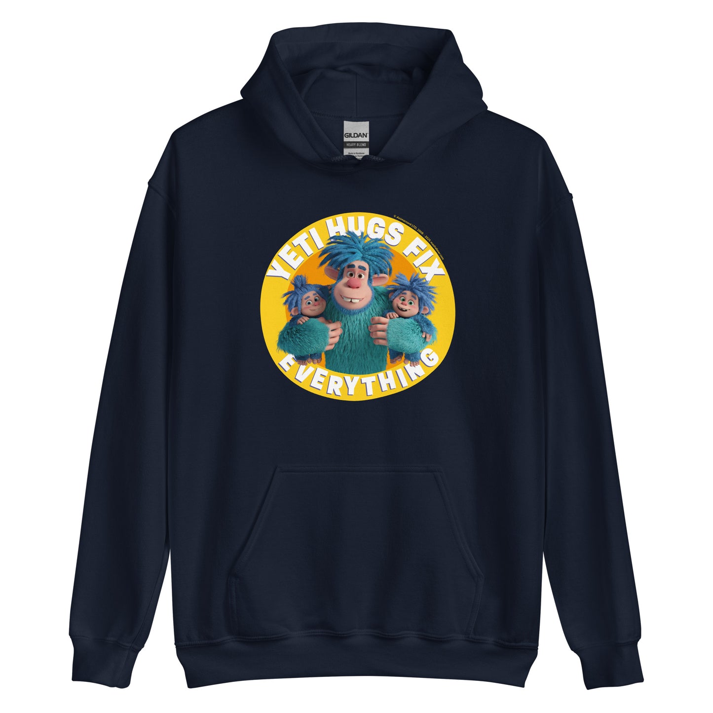 Masha and the Bear Friends Hugs Fix Everything Unisex Hoodie Navy T-SHIRT