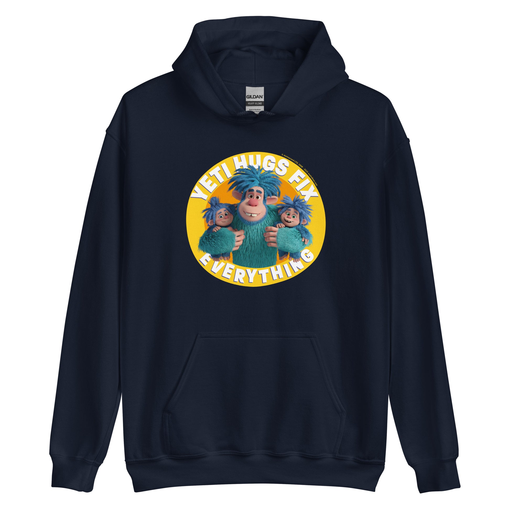 Masha and the Bear Friends Hugs Fix Everything Unisex Hoodie Navy T-SHIRT