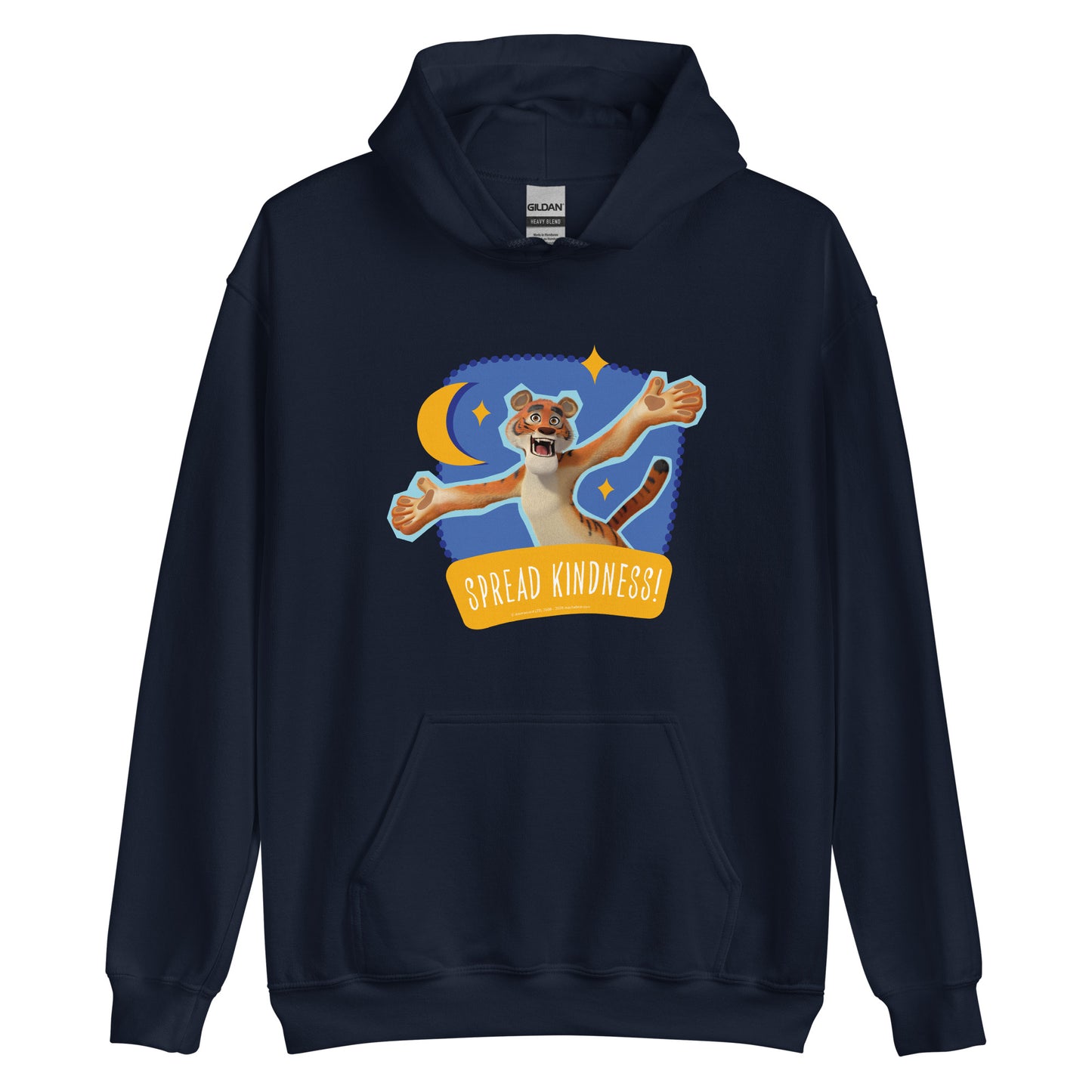 Masha and the Bear Friends Spread Kindness Unisex Hoodie Navy T-SHIRT