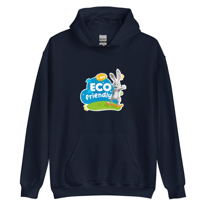 Masha and the Bear Friends Eco Friendly Unisex Hoodie Navy T-SHIRT