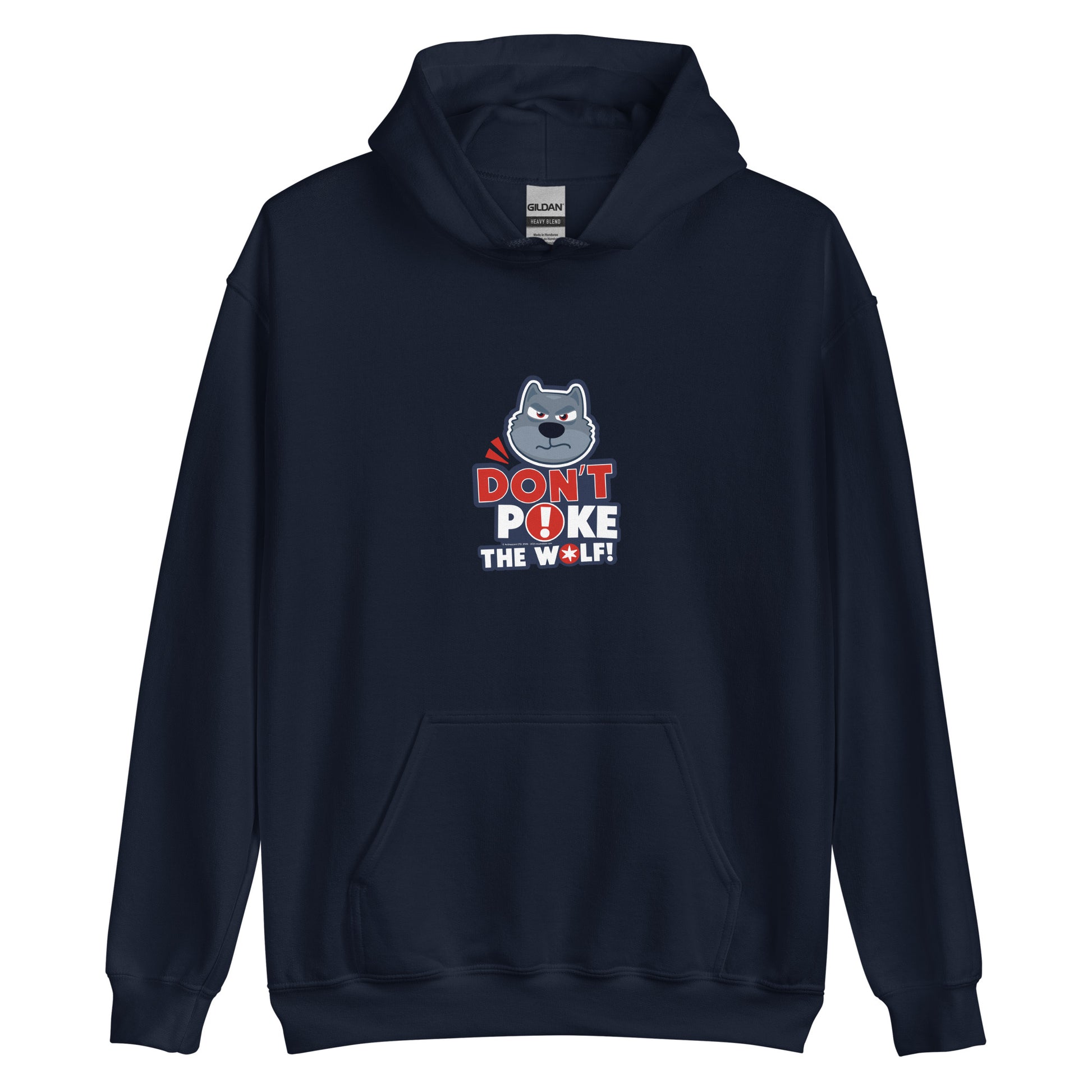 Masha and the Bear Friends Don't Poke The Wolf! Unisex Hoodie Navy T-SHIRT