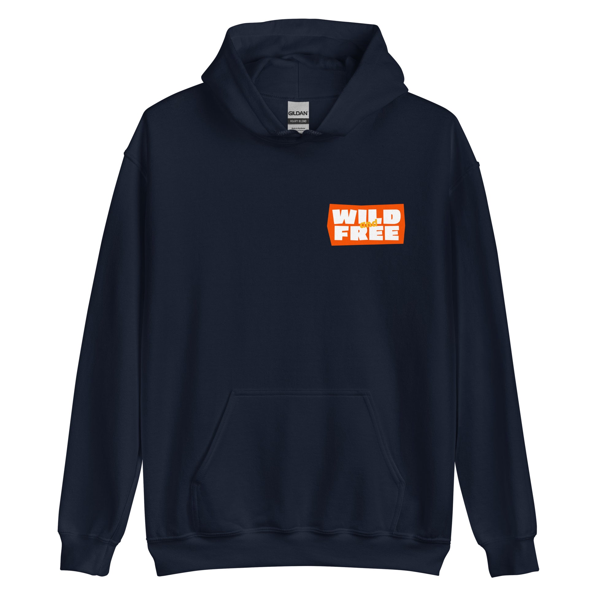 Masha and the Bear Friends Wild and Free Unisex Hoodie with Back Print Navy T-SHIRT