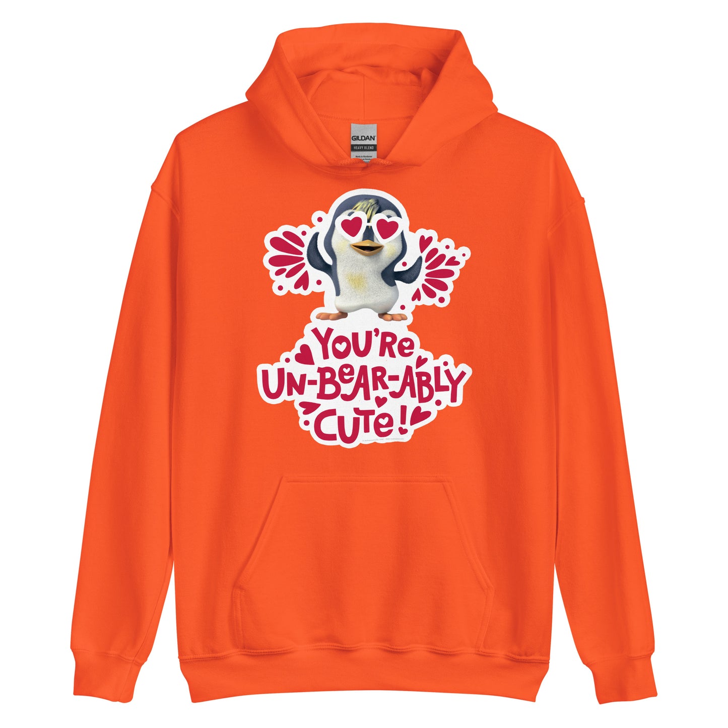Masha and the Bear Unbearably Unisex Hoodie Orange T-SHIRT