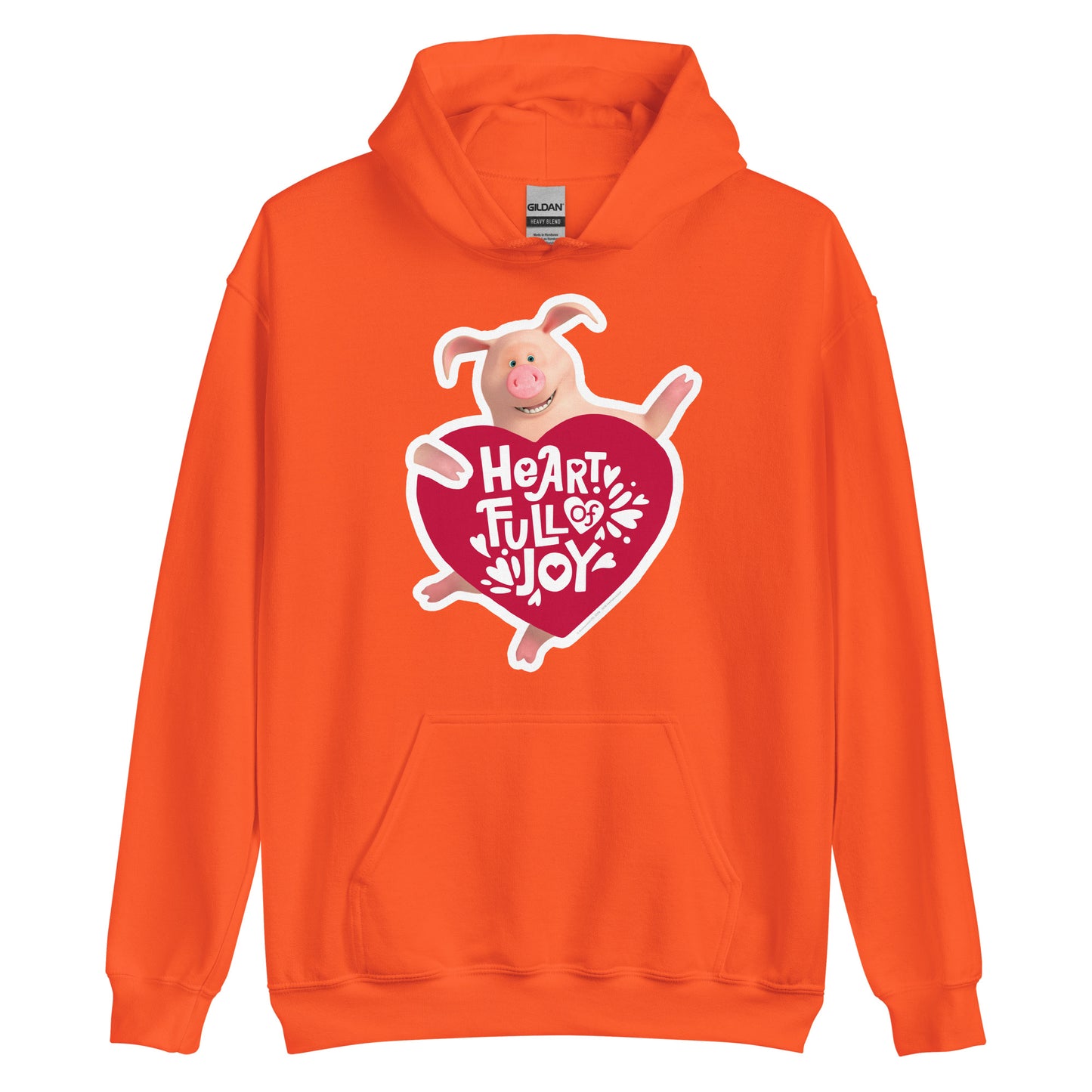 Masha and the Bear Friends Full Of Joy Unisex Hoodie Orange T-SHIRT