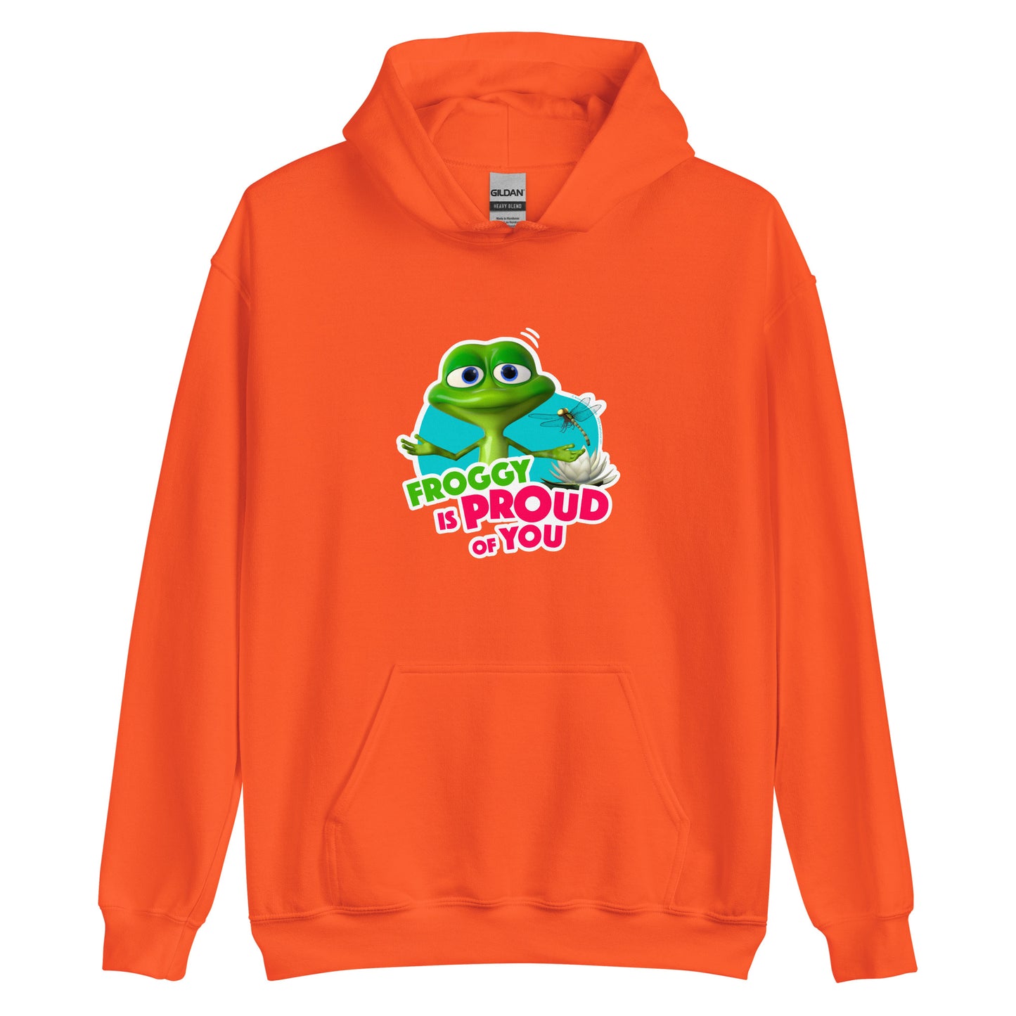 Masha and the Bear Friends Proud Of You Unisex Hoodie Orange T-SHIRT
