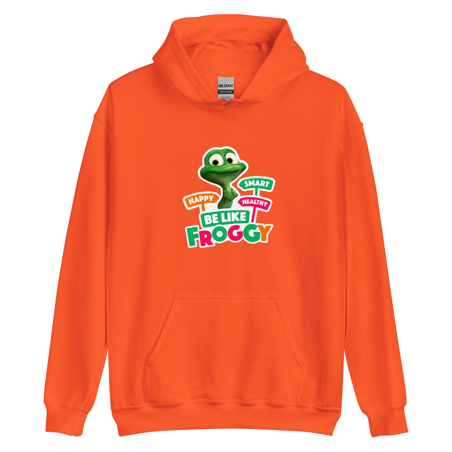 Masha and the Bear Friends Be Like Froggy Unisex Hoodie Orange T-SHIRT