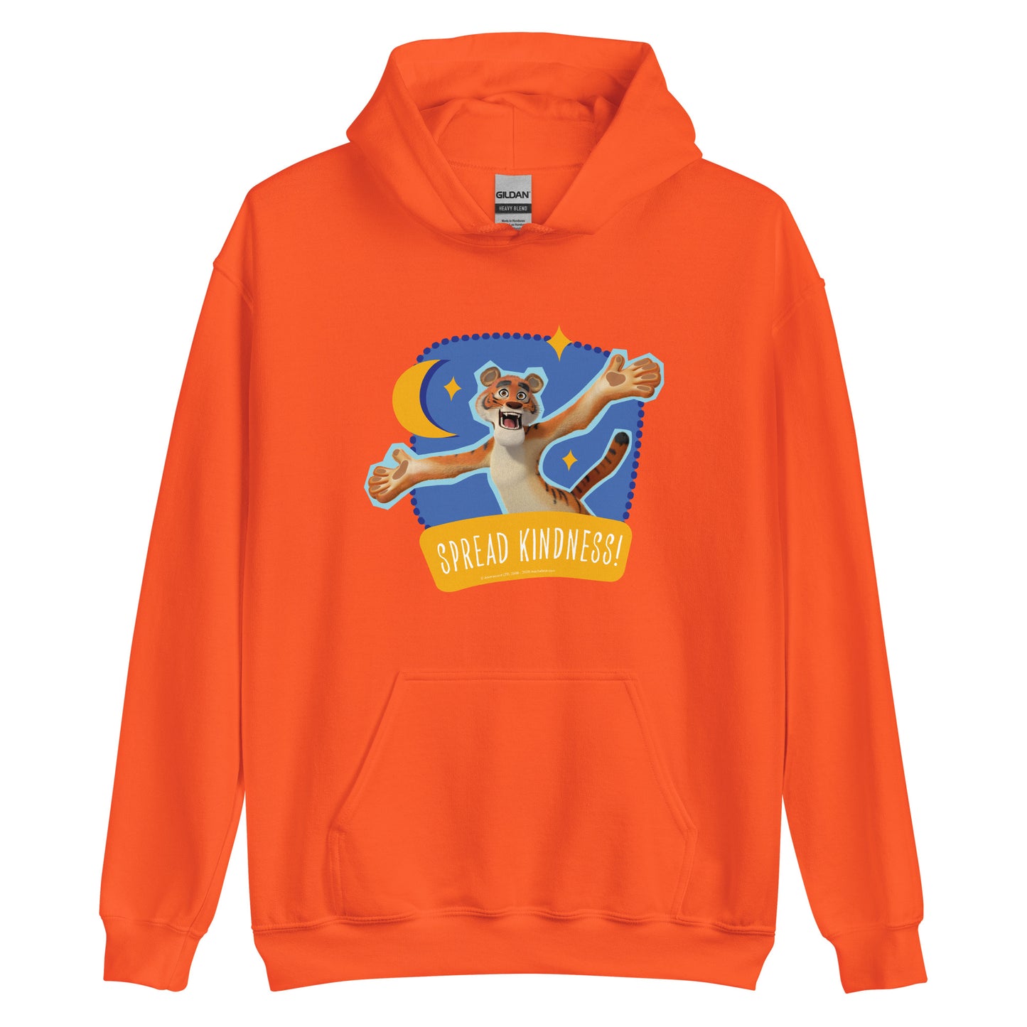 Masha and the Bear Friends Spread Kindness Unisex Hoodie Orange T-SHIRT