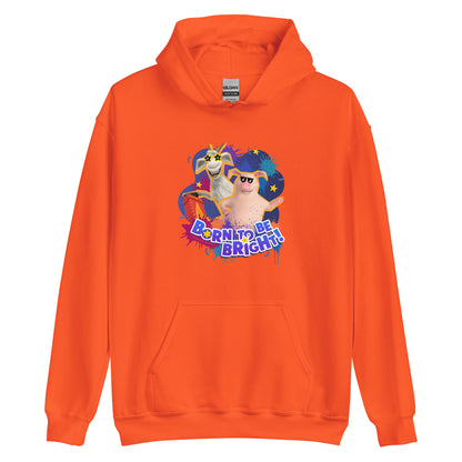 Masha and the Bear Friends Born To Be Bright! Unisex Hoodie Orange T-SHIRT