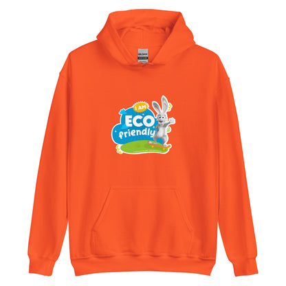 Masha and the Bear Friends Eco Friendly Unisex Hoodie Orange T-SHIRT