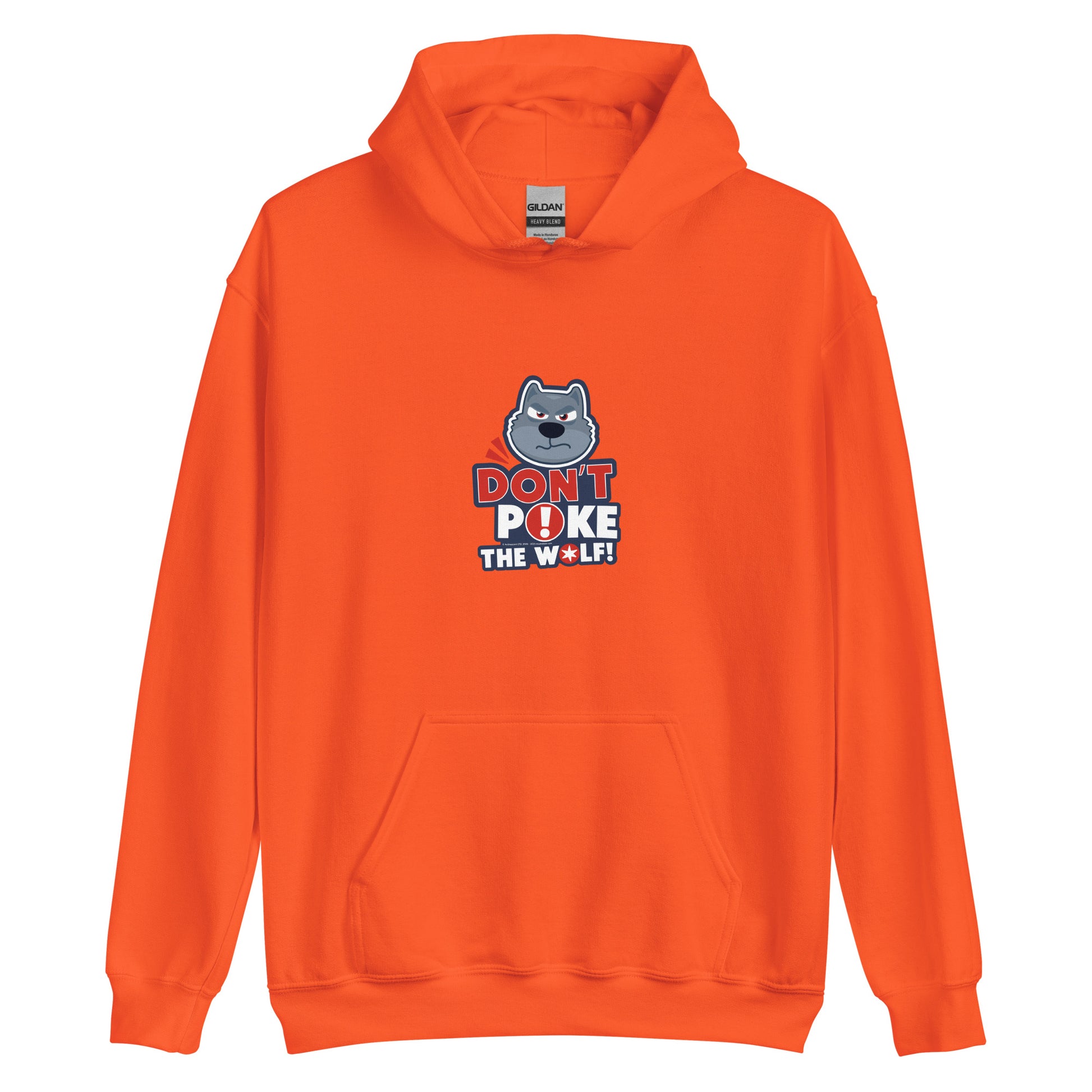 Masha and the Bear Friends Don't Poke The Wolf! Unisex Hoodie Orange T-SHIRT