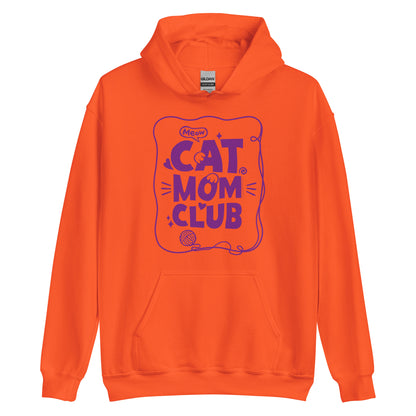 Masha and the Bear Friends Cat Mom Club Unisex Hoodie Orange T-SHIRT