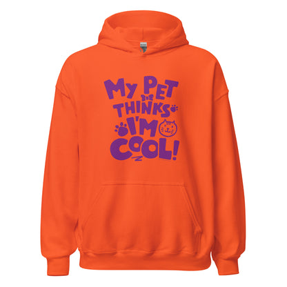 Masha and the Bear Friends Pet Thinks I'm Cool Unisex Hoodie Orange T-SHIRT