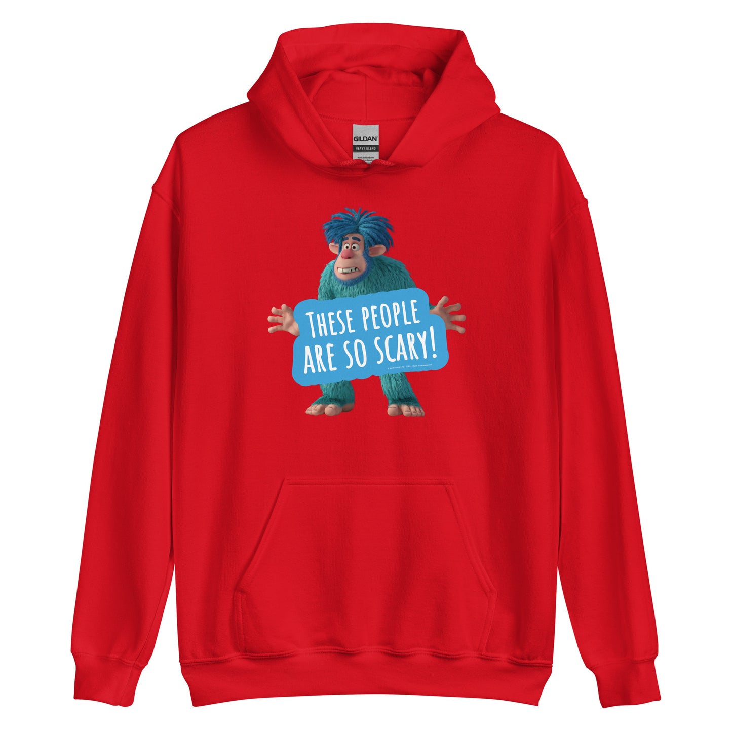 Masha and the Bear Friends Scary People Unisex Hoodie Red T-SHIRT