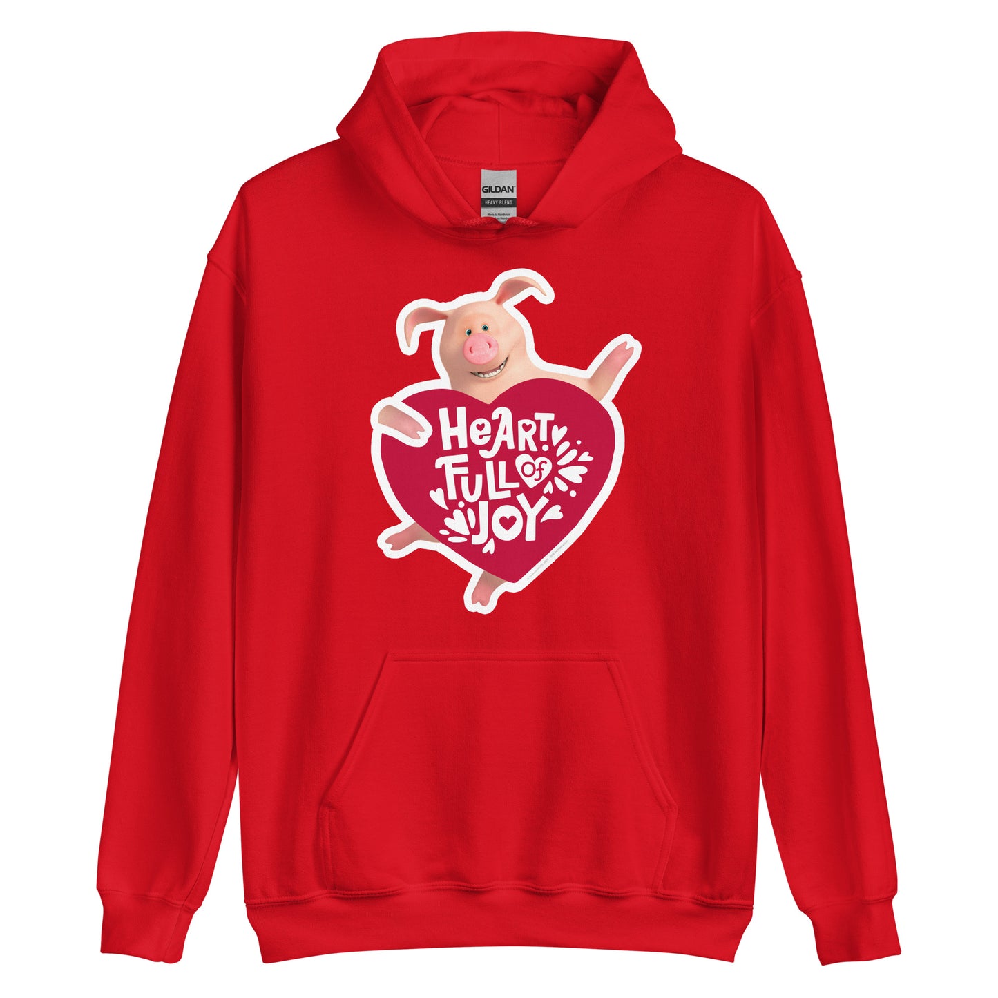 Masha and the Bear Friends Full Of Joy Unisex Hoodie Red T-SHIRT