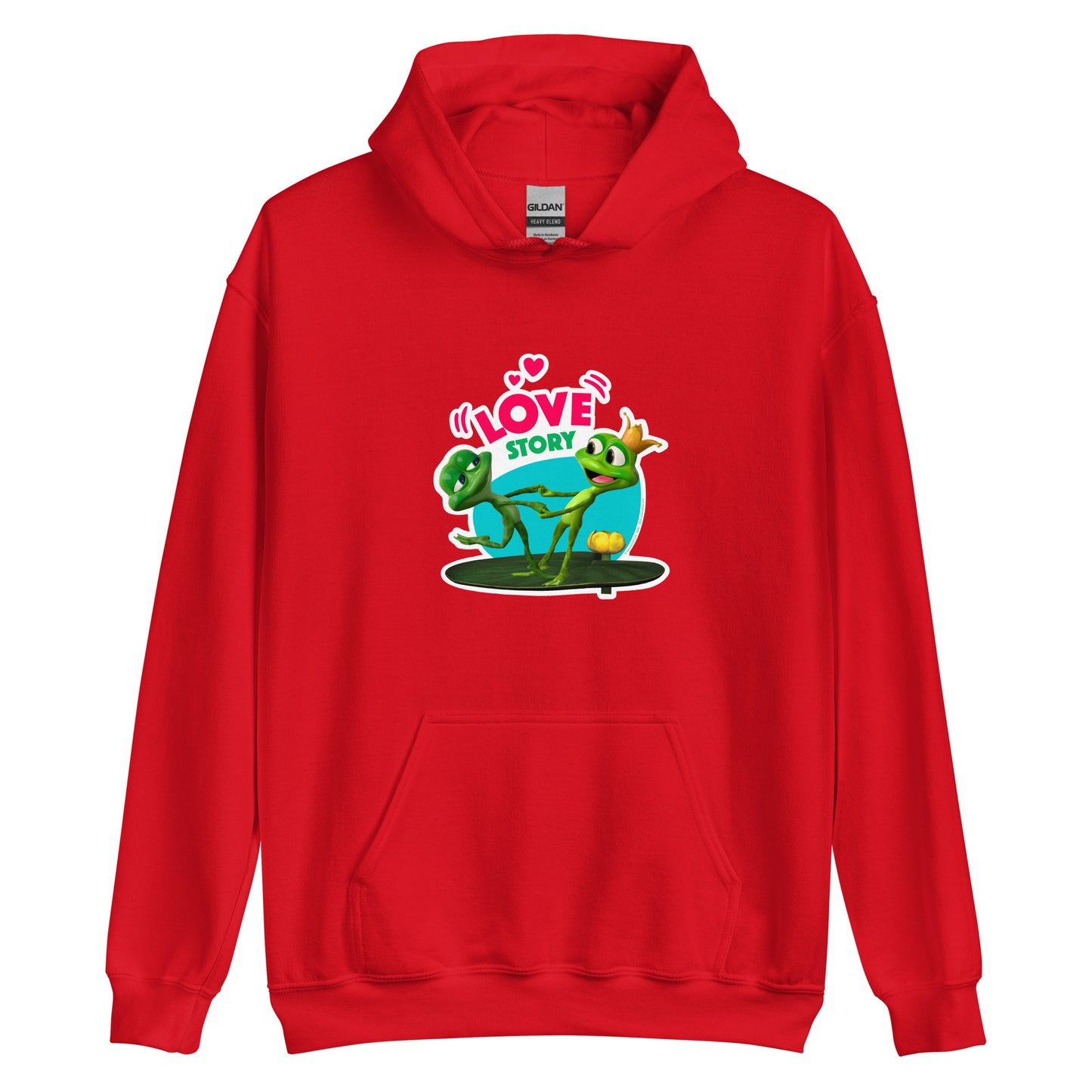 Masha and the Bear Friends Love Story Unisex Hoodie Red T-SHIRT
