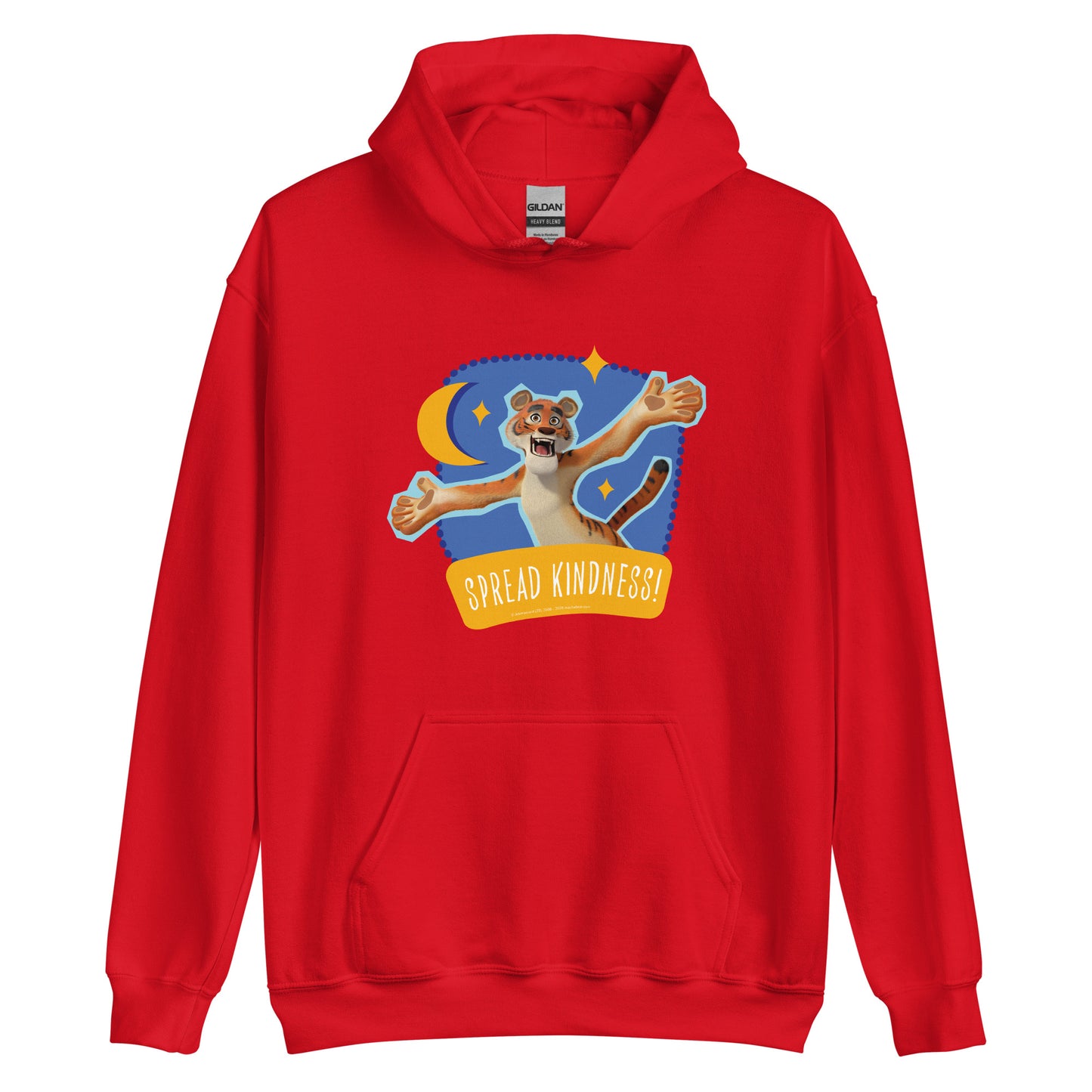 Masha and the Bear Friends Spread Kindness Unisex Hoodie Red T-SHIRT