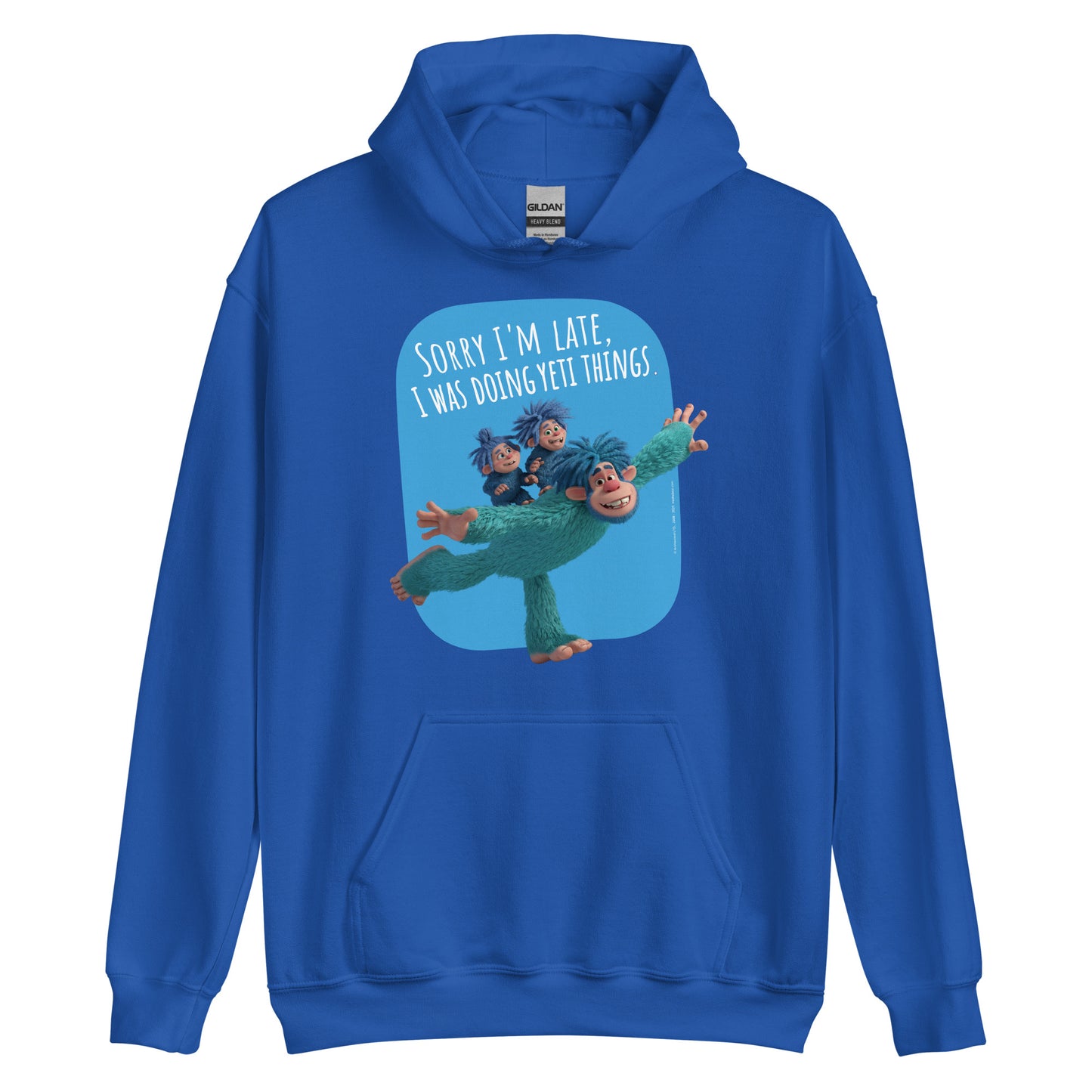 Masha and the Bear Friends Yeti Things Unisex Hoodie Royal T-SHIRT