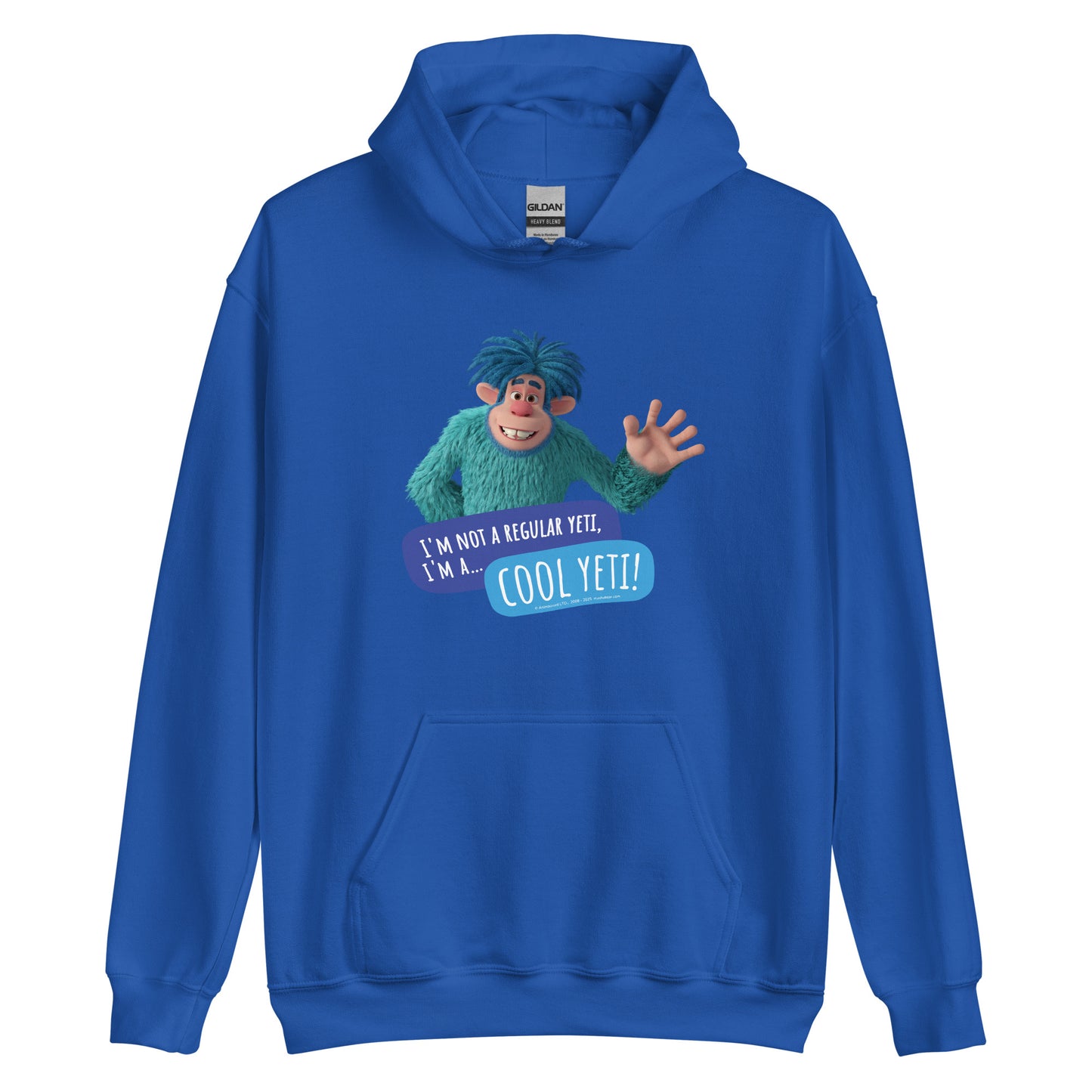 Masha and the Bear Friends Cool Yeti Unisex Hoodie Royal T-SHIRT