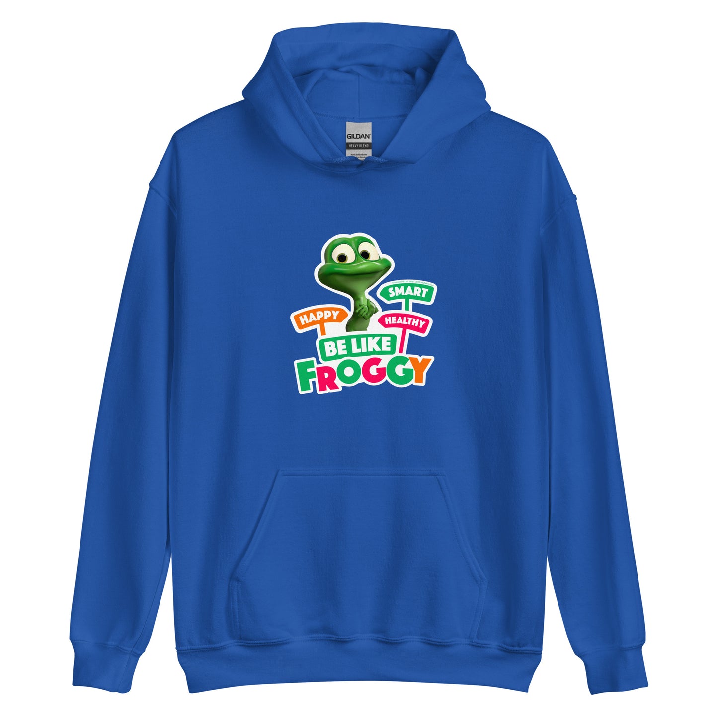 Masha and the Bear Friends Be Like Froggy Unisex Hoodie Royal T-SHIRT