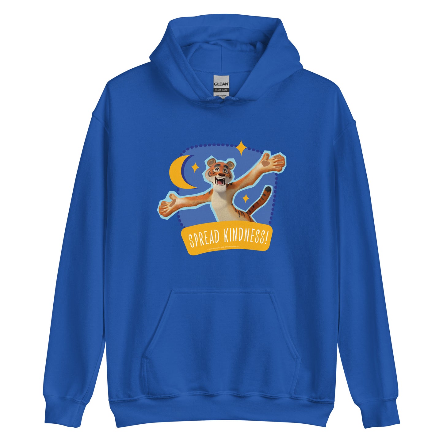 Masha and the Bear Friends Spread Kindness Unisex Hoodie Royal T-SHIRT