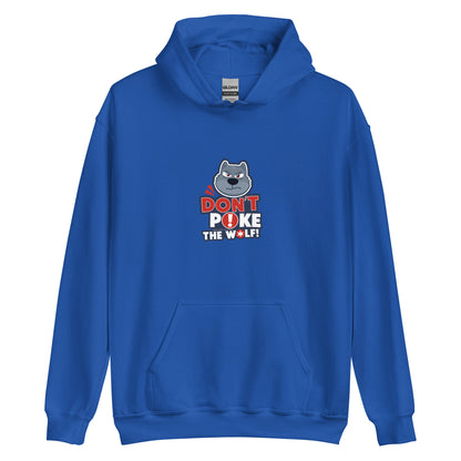 Masha and the Bear Friends Don't Poke The Wolf! Unisex Hoodie Royal T-SHIRT