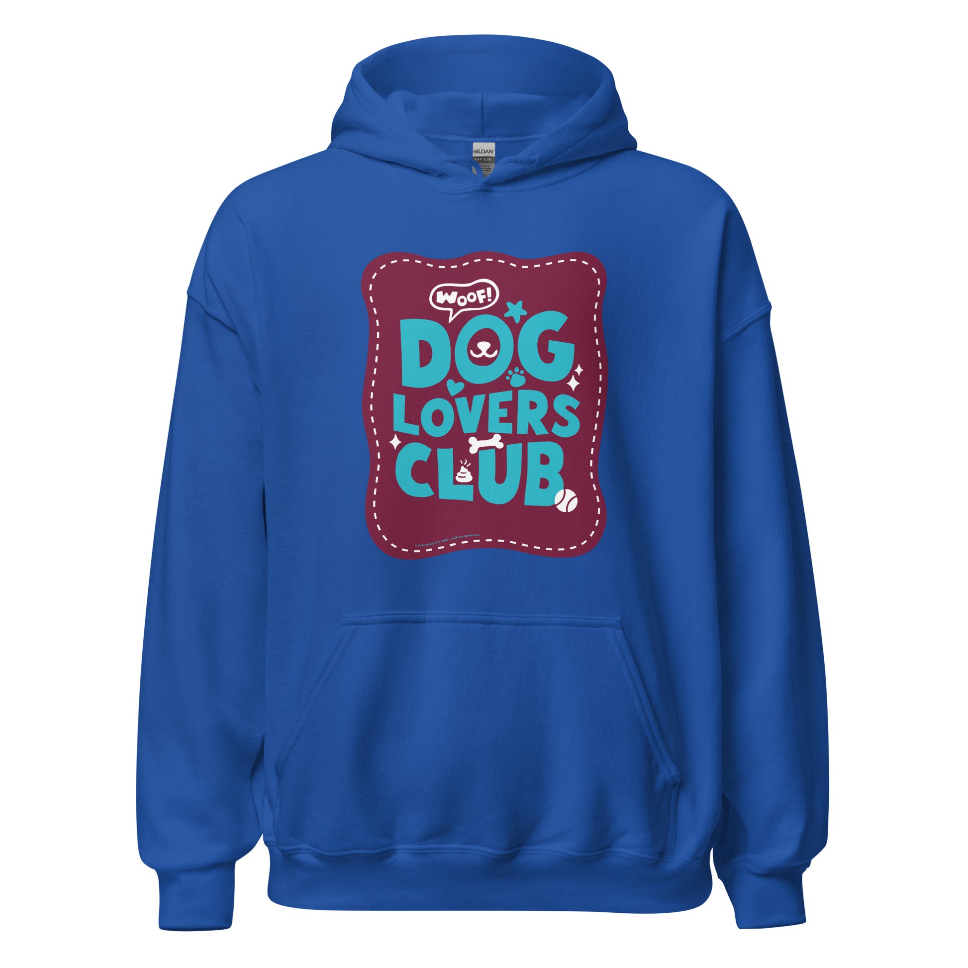 Masha and the Bear Friends Dog Lovers Club Unisex Hoodie Royal T-SHIRT