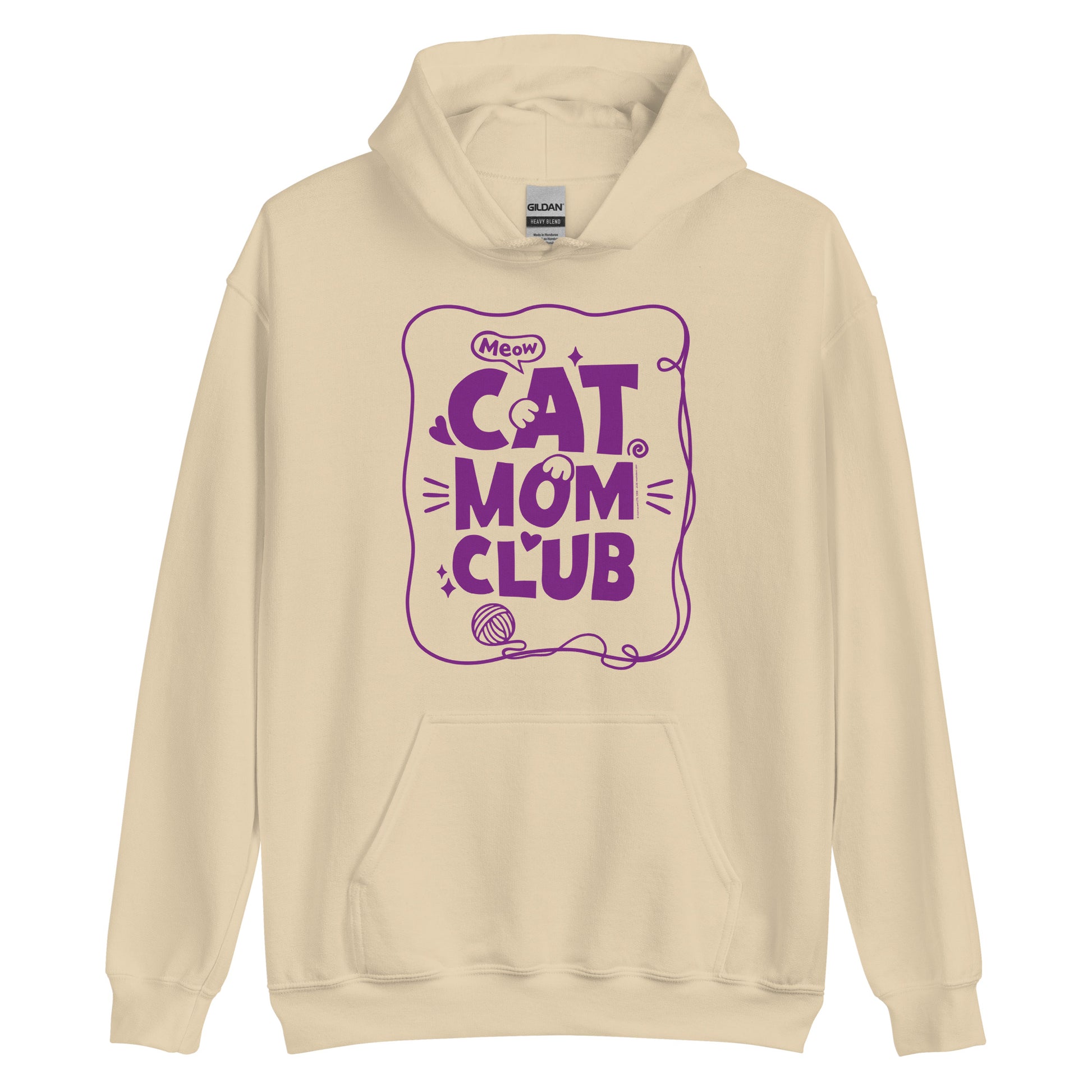 Masha and the Bear Friends Cat Mom Club Unisex Hoodie Sand T-SHIRT