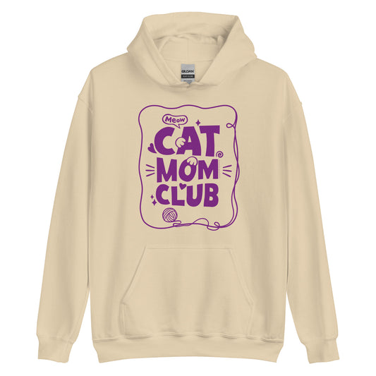 Masha and the Bear Friends Cat Mom Club Unisex Hoodie Sand T-SHIRT