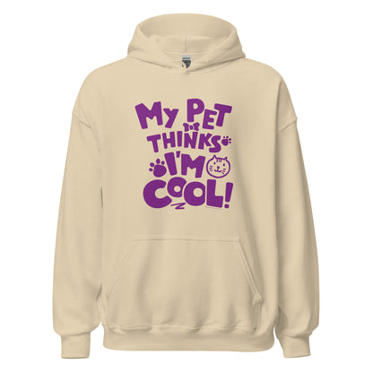Masha and the Bear Friends Pet Thinks I'm Cool Unisex Hoodie Sand T-SHIRT