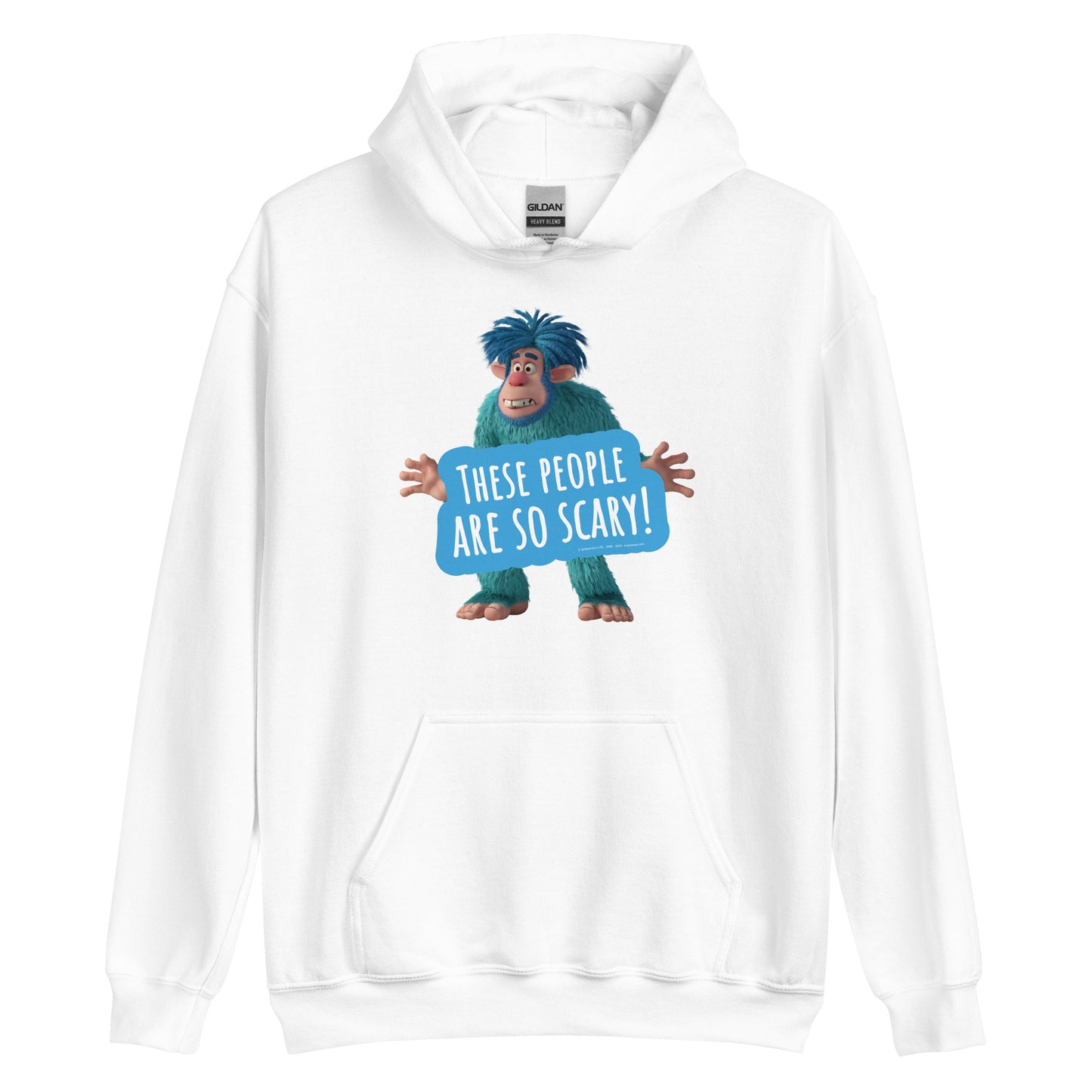 Masha and the Bear Friends Scary People Unisex Hoodie White T-SHIRT
