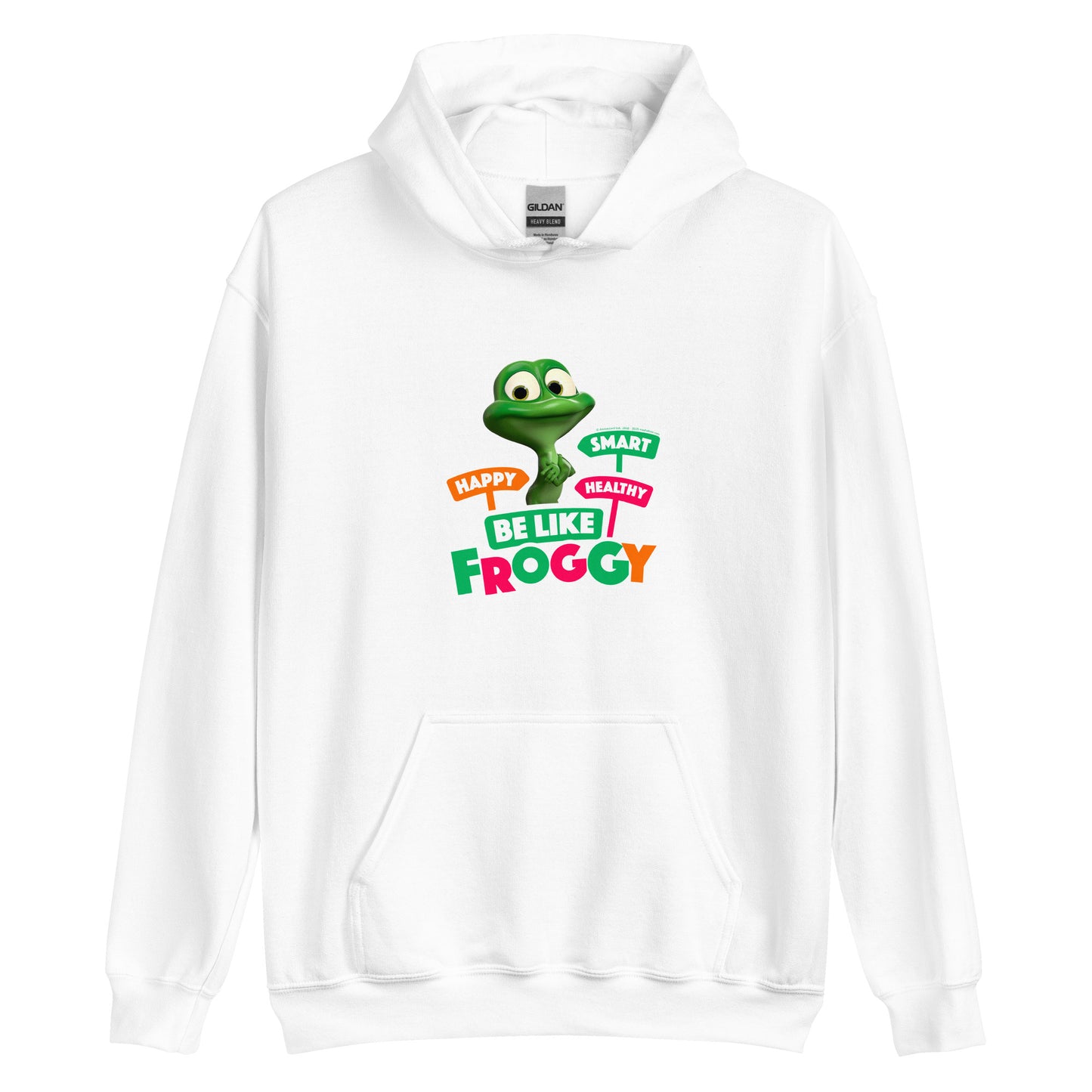 Masha and the Bear Friends Be Like Froggy Unisex Hoodie White T-SHIRT