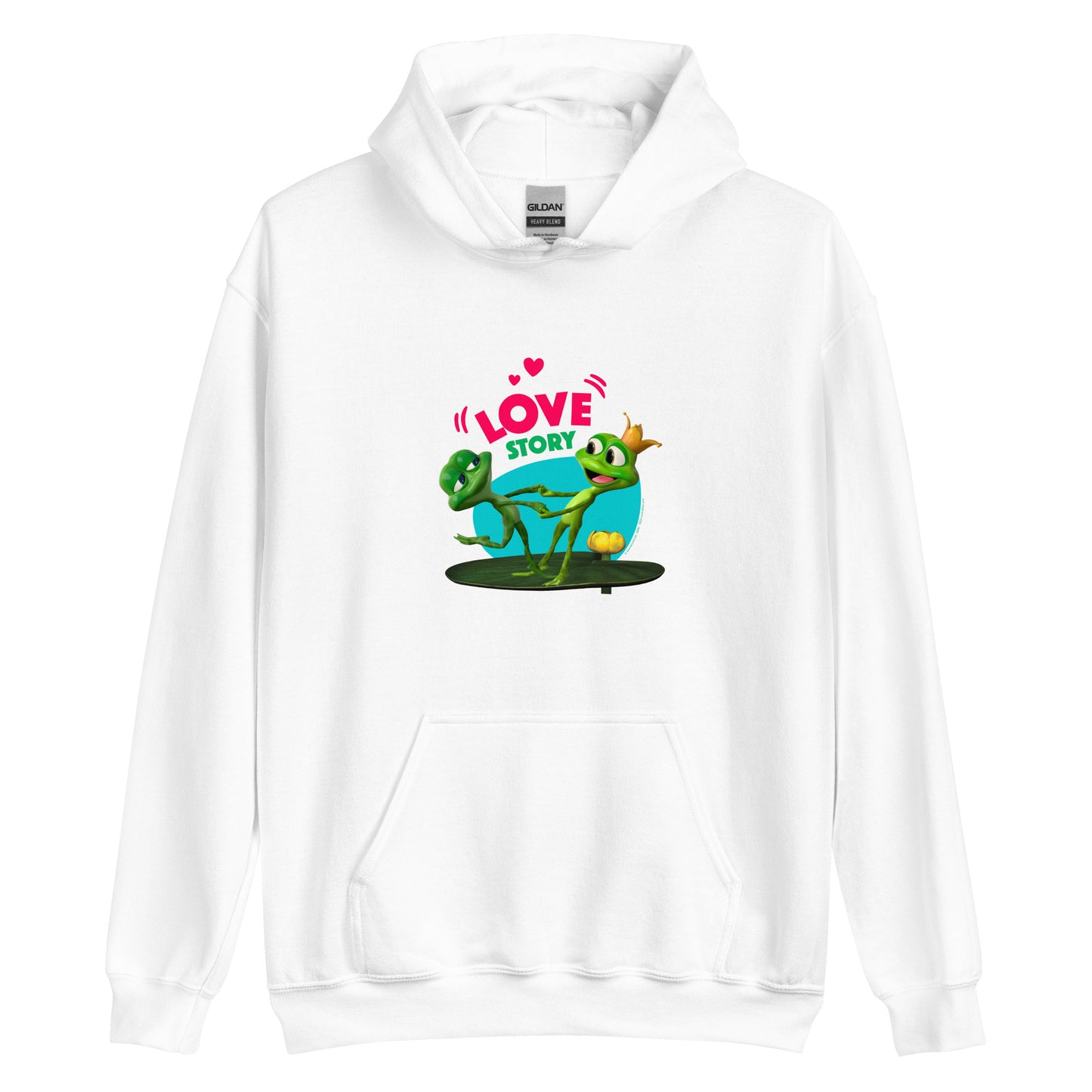 Masha and the Bear Friends Love Story Unisex Hoodie White T-SHIRT