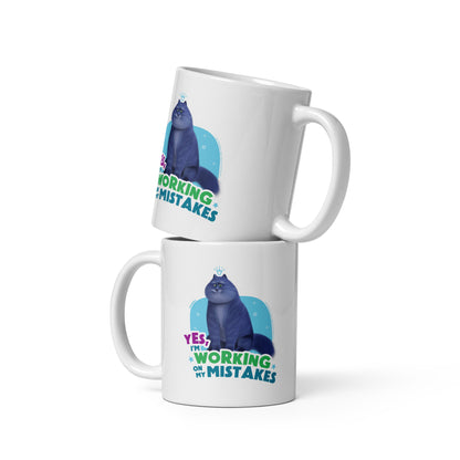Masha and the Bear Friends: Cat White glossy mug 11 oz MUG