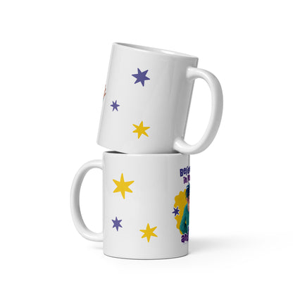 Masha and the Bear Friends Believe In Yourself White Glossy Mug 11 oz MUG